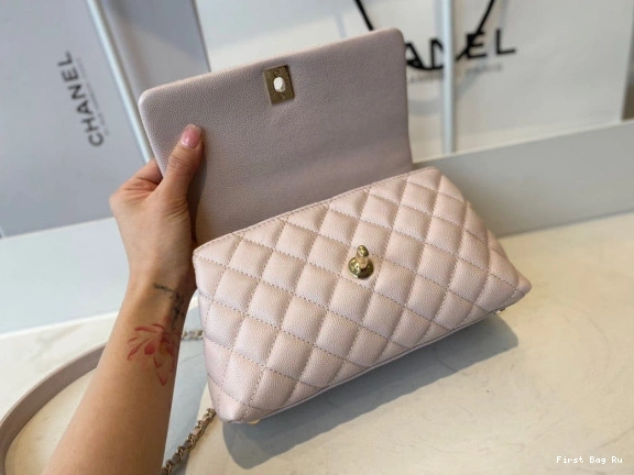 First Bag Ru FLAP WITH BAG CHANEL TOP HANDLE 0815